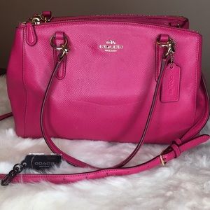 COACH Christie carryall w/ Coach keychain bonus🎉